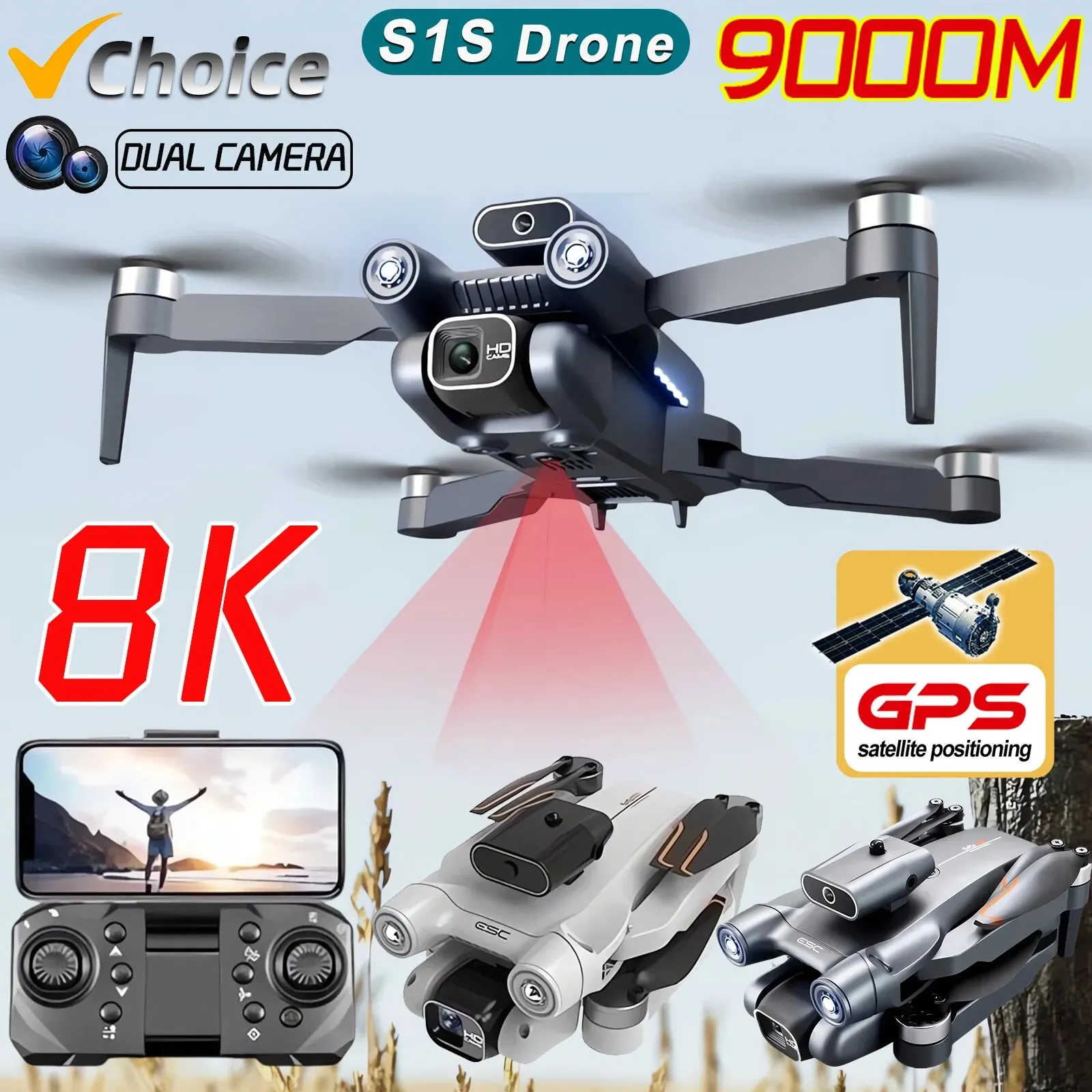 Nuovo S1S 5G GPS Drone Camera  - Drone Camera 4K recensione e prezzo